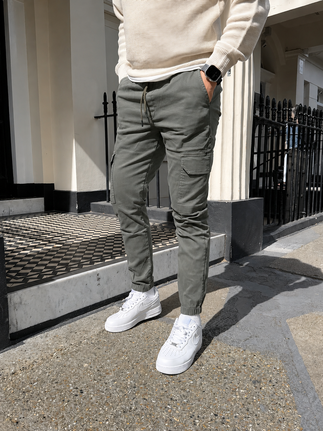 Pantalon Cargo Jogger Fit