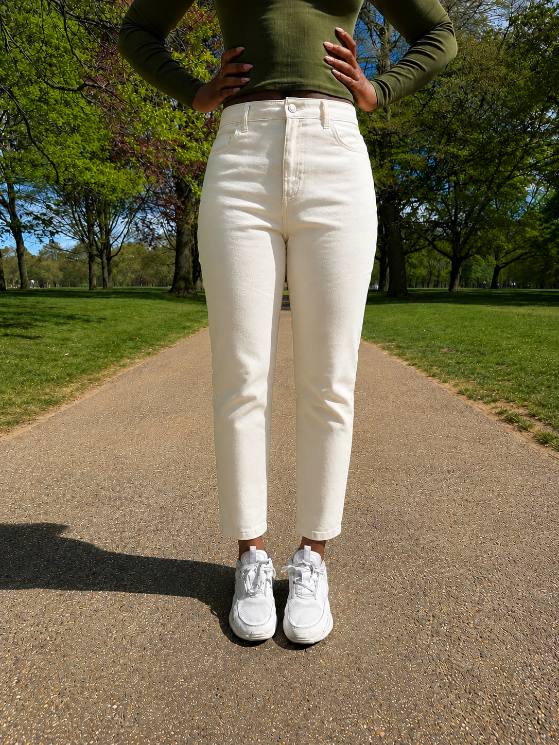 Jean Mom fit confort