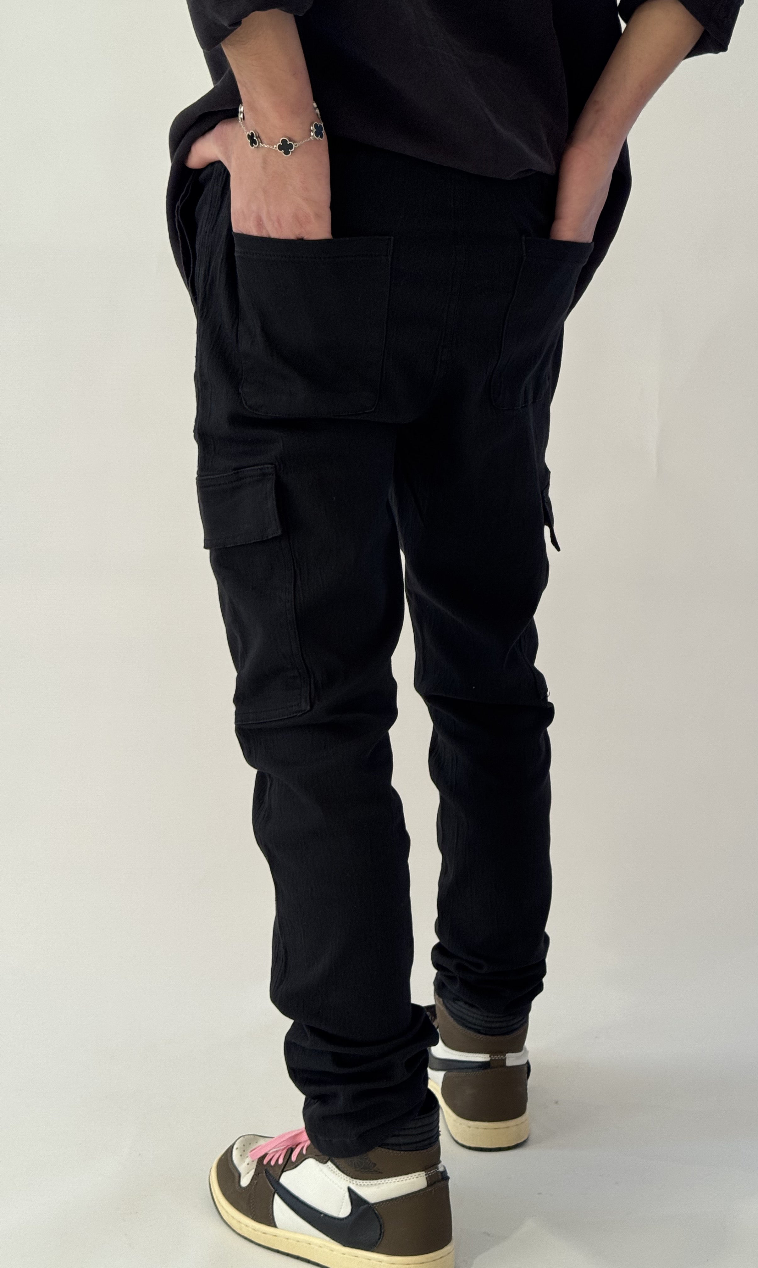 Pantalon Cargo Taille élastiquée