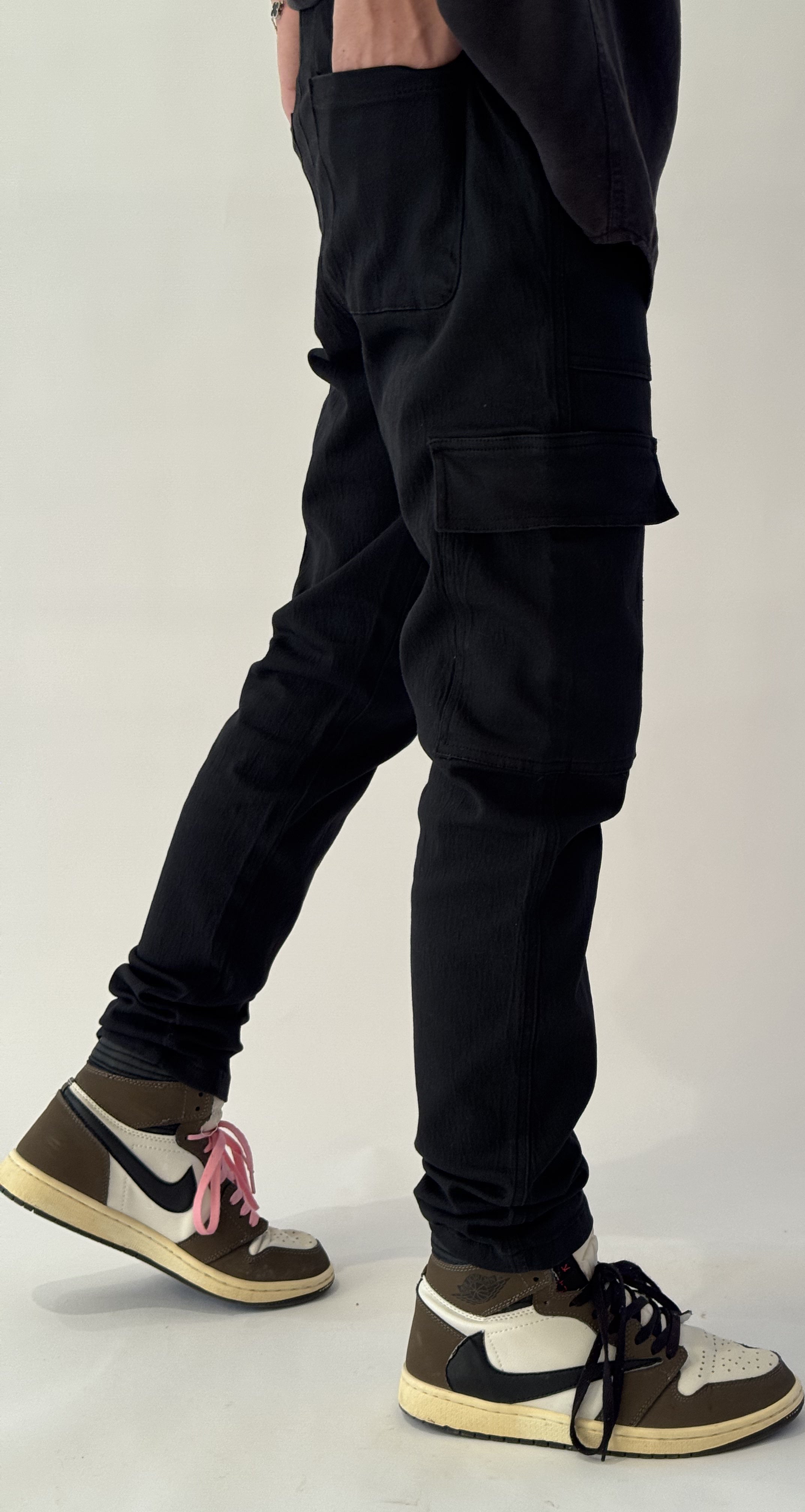 Pantalon Cargo Taille élastiquée