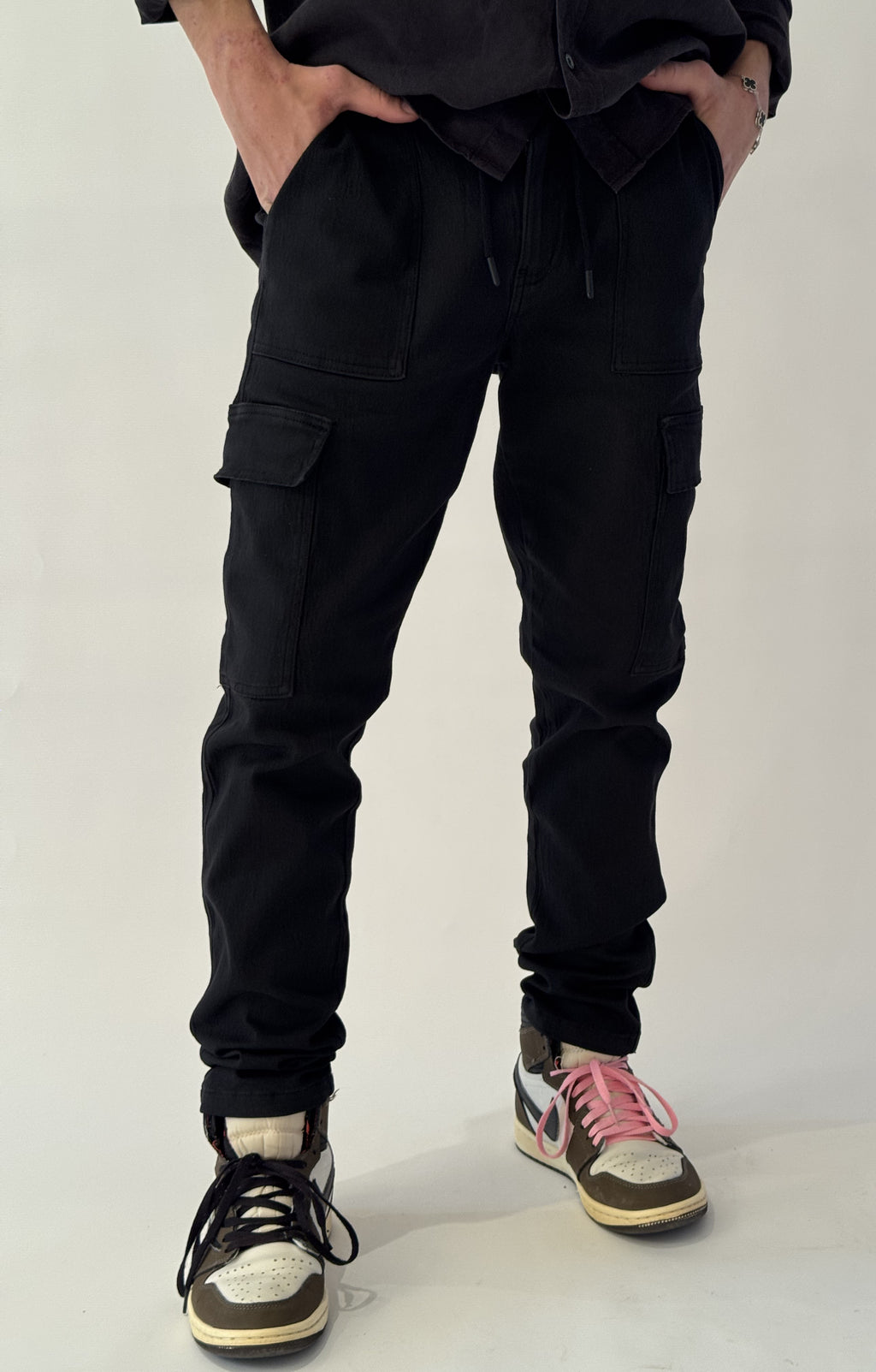 Pantalon Cargo Taille élastiquée