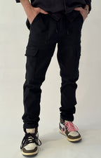 Pantalon Cargo Taille élastiquée