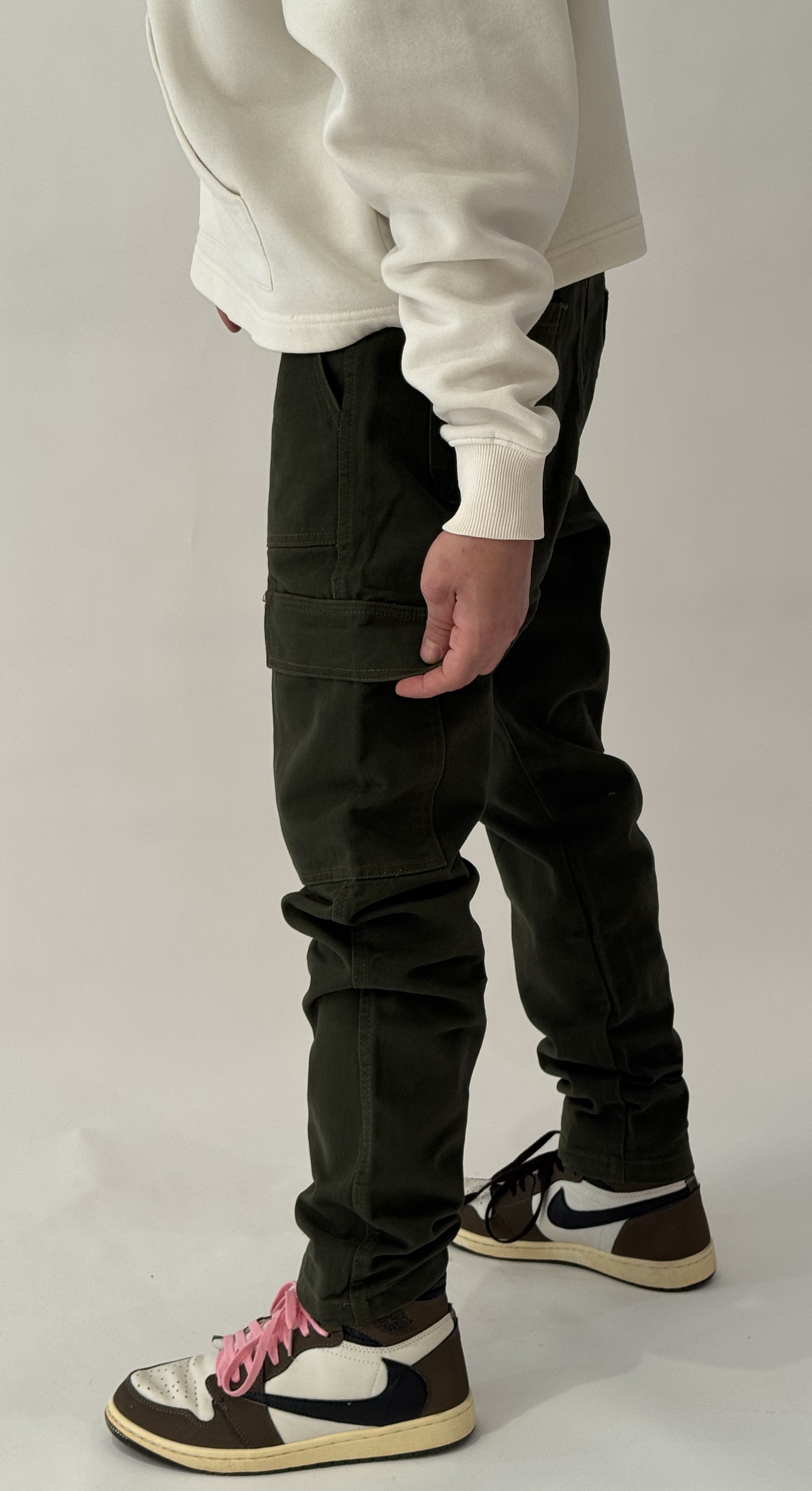 Pantalon Cargo Taille élastiquée