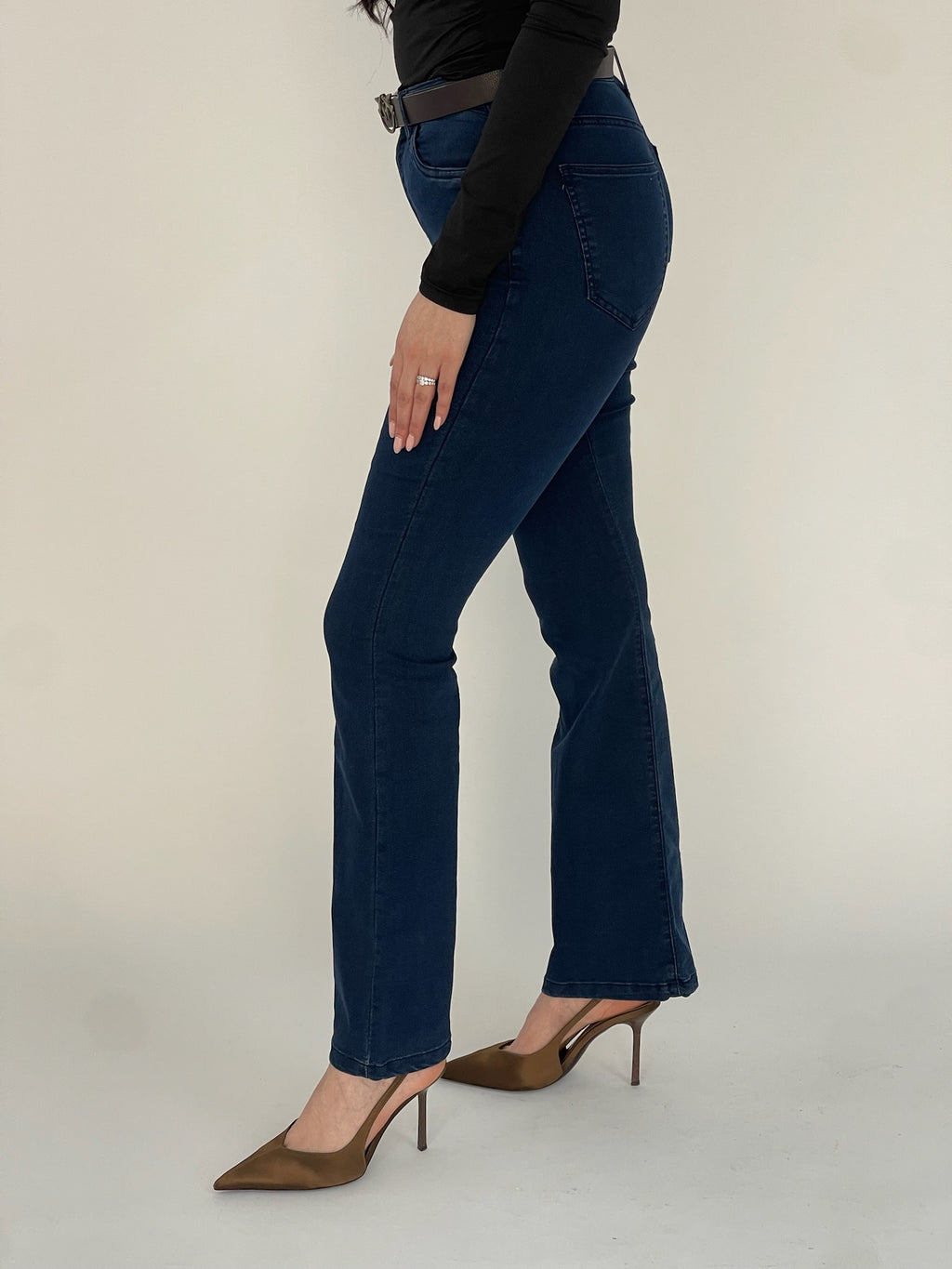 Jean Flare Taille Haute