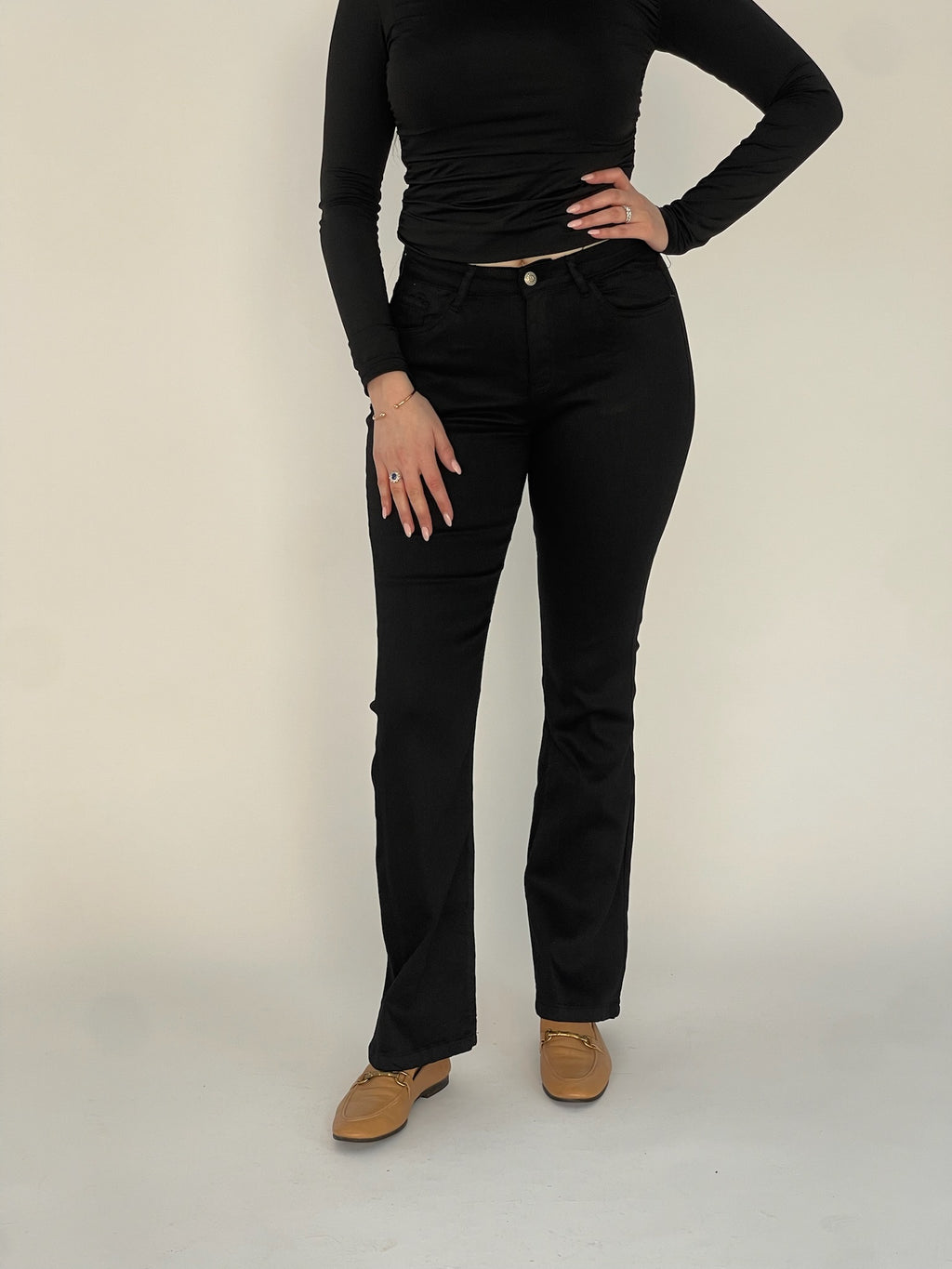 Jean Flare Taille Haute