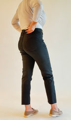 Jean Mom fit moulant taille haute