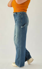 Jean Baggy ample à poche marteau