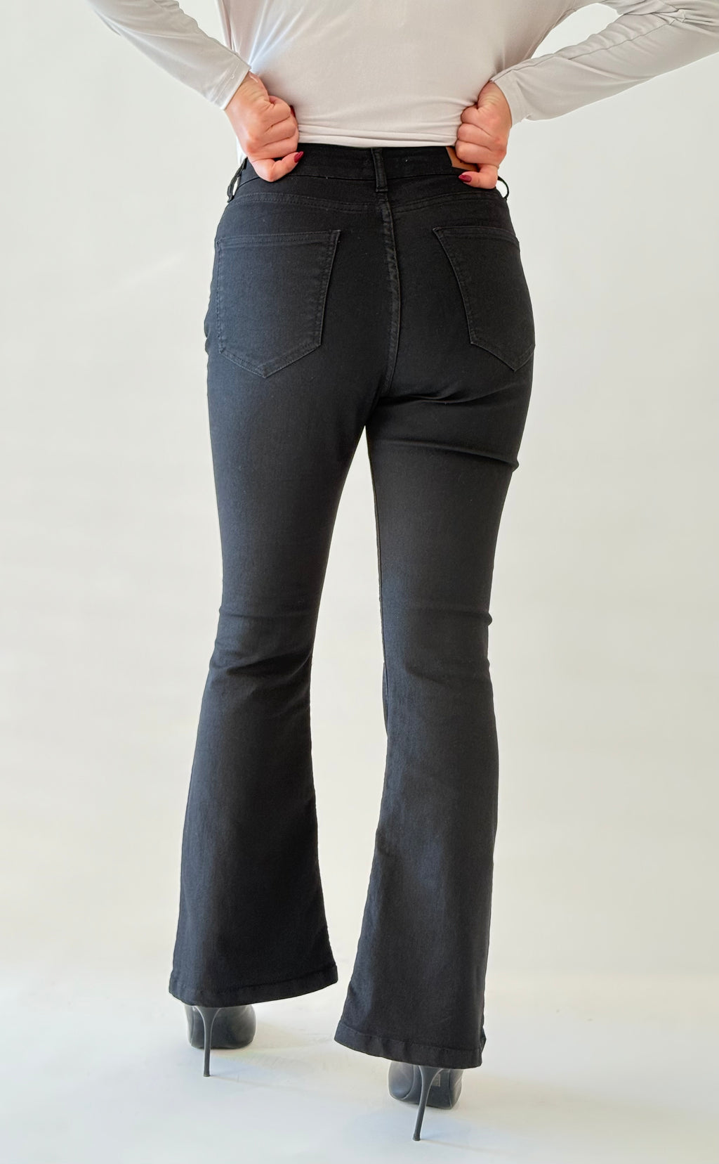 Jean extra flare taille haute