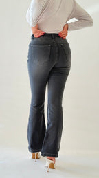 Jean extra flare taille haute