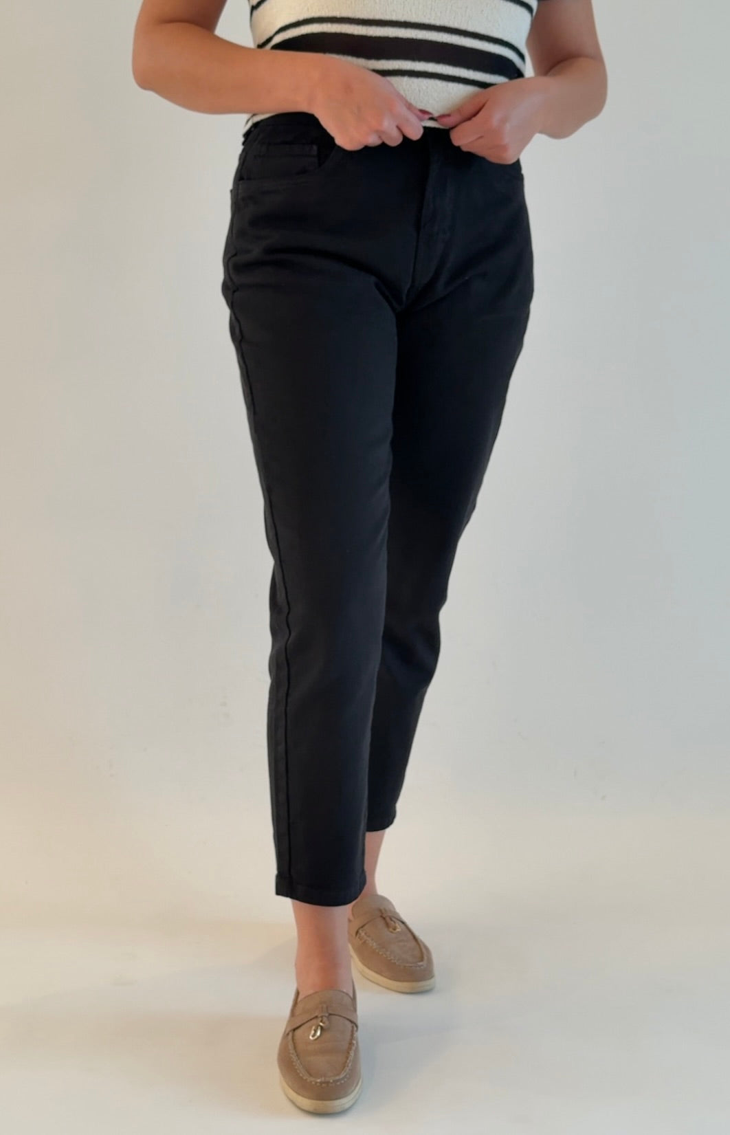 Jean Mom fit confort