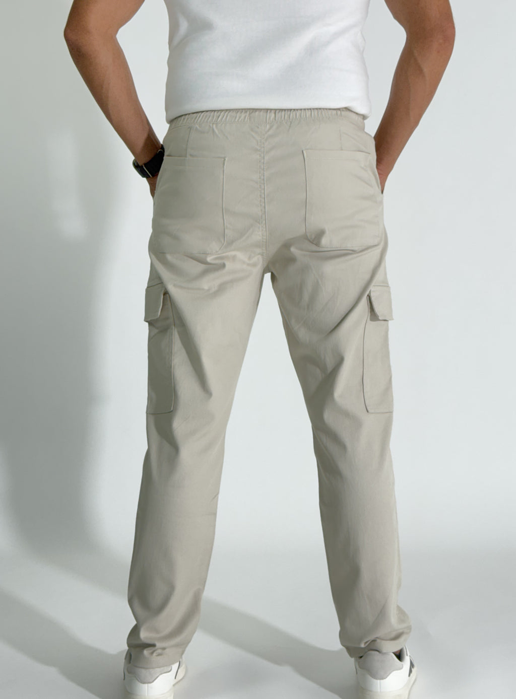 Pantalon Cargo Taille élastiquée