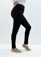 Jean skinny moullant à taille haute