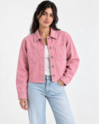 Veste Denim Rose Oversize